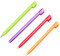 Lot de 4 stylets tactiles NDSL de rechange colorés pour console Nintendo DS NDS Lite, stylet en plastique vert/violet/rouge/orange