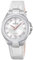 Montre FESTINA pour Femme F20701/1 Mademoiselle Boîtier en Acier Inoxydable Gris Bracelet en Cuir Blanc