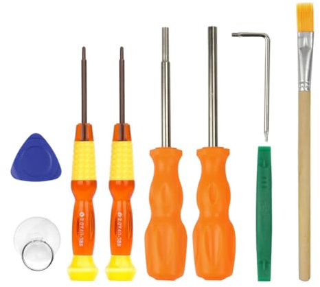 Juego de destornillador, kit de herramientas de reparación de destornilladores profesionales para 3DS y Wii/NES/SNES/DS Lite/GBA/GameCube y más,