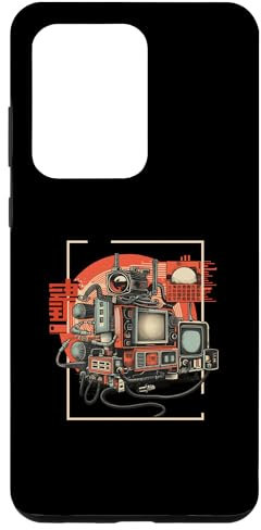 Hülle für Galaxy S20 Ultra Retro Tech Stack 80er 90er Jahre Nostalgie Analog TV Kameras