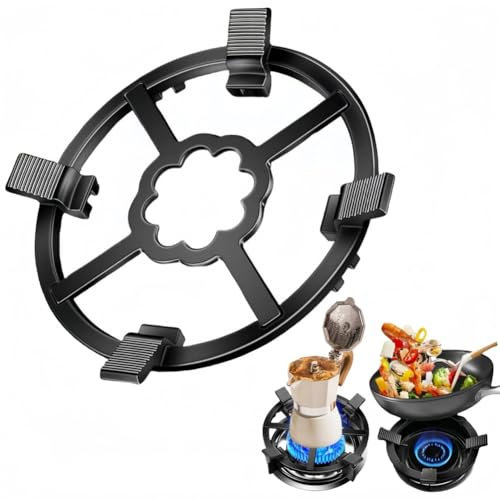Faeymth Stützring für Moka Pot 2 in 1 Gasring -Kopie -Ständer Stützring für Wok Small