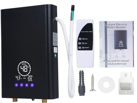 Aoresac Scaldabagno Intelligente 8500 W con Controllo Vocale - Tecnologia di Riscaldamento Rapido per un Comfort Immediato - Uso Domestico
