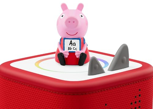 tonies Hörfigur für Toniebox, Peppa Pig - Das Schulfest und 7 weitere Geschichten, Hörspiel für Kinder ab 3 Jahren, Spielzeit ca. 42 Minuten