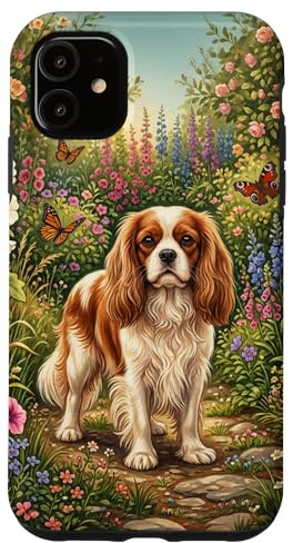 Cavalier King Charles Spaniel Dog Garden Case for iPhone 11
