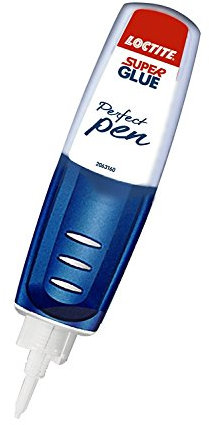 3xLoctite Super Glue Perfect Pen / Extra strong gel non-drip glue for metal, ceramics, plastic, rubber, leather, wood / 1 x 3g bottle