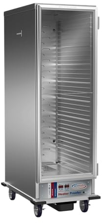 INHPL-1836C-DGT Insulated Heater Proofer with Digital Drawer, Mobile, Full Height, 20-3/4W x 34-1/8D x 67H, Heavy-Duty Aluminum Construction, for Commercial Use, NSF