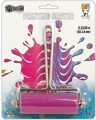 Ranger JET60000 Gel Press Brayers, Synthetic Material, Multicoloured, 3.3125 inch wide