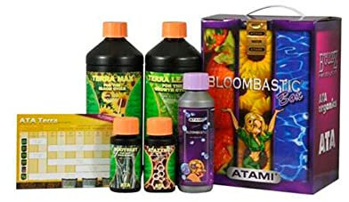 Kit completo de fertilizantes para el cultivo Atami ATA Bloombastic Box (Terra)