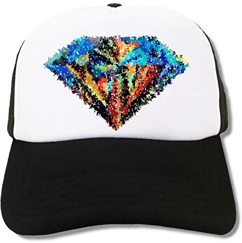 Atprints Abstract Diamond Art Vogue Dope Stylish Trucker Cap Baseball Hat