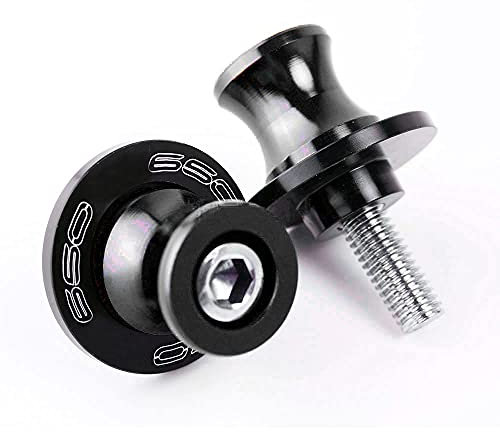 M8 Schwingenschutz Schwingenadapter Ständer Bobbins Spool Racingadapter Ständeraufnahme für Z650 Z 650 2017-2020 Schwarz