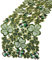 Simhomsen Tischläufer mit irischem Kleeblatt, bestickt, für St. Patrick's Day, Frühlingskleeblatt, 33 x 137 cm