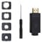 HDMI 2.0 Male Screw Terminal Block Solderless Connector Adapter with Slotted Screwdriver & 5mm 7mm 9mm 10mm Clip Sleeve Kit