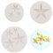 3 Pcs Star Silicone Fondant Mold Chocolate Mould Five-Pointed Star for Bakeware Cake Decorating, Chocolate Mould Icing, Candy Mold, Polymer Clay, Crafting Projects