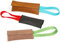 CopcoPet Futterdummy aus Leder – Robuster Futterbeutel & Trainingsdummy für Hunde ca. 15 x 6 cm, Cognac – Hundespielzeug zum Apportieren & für Hundetraining, Welpen & Erwachsene, befüllbar