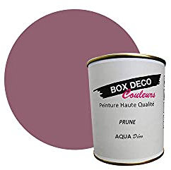 BOX DECO COLORES - Pintura de pared acrílica con aspecto mate (750 ml, color morado