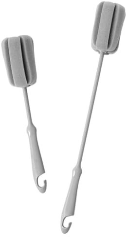 PRETYZOOM 2pcs Mam Bottle Cleaner Brush Sponge Brush Long Handle for Household Use