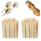 Relaxdays Pics brochettes Bambou Set de 200 Accessoires Barbecue Grill Guimauve 90 cm de Long, Nature