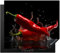 KitchenYeah© Copri Piano Cottura 58x51 cm Coprifornelli Tappetino per Induzione Fornello Tutto per la Cucina Pepe - Rosso - Nero - Acqua - Verdura