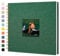 Hiwhy Scrapbook Fotoalben Leineneinband 20,5x20,5 cm 40 Seiten Hardcover Kraft Weiß Seiten Erinnerung Scrapbooking Buch für Hochzeit Reise Baby Dusche Gästebuch, Dunkelgrün