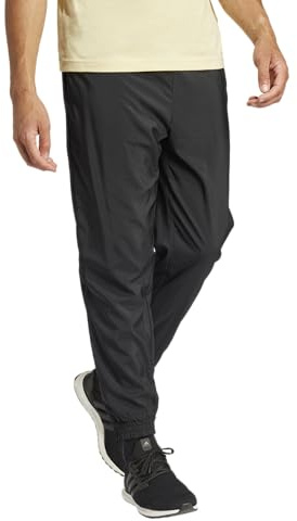 Adidas Mens Essentials Small Logo Stanford Sportswear Pants, Black/White, Small