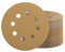 Hook and Loop Sanding Discs 125mm Yellow Sandpaper 40/80/120/240 Grit, 60Pcs Sanding Pads 5 Inch Sander Disc for Random Orbital Sander(8 Holes)