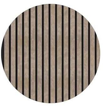 Tuda Grass Direct Acoustic Wall Slatted 3D Wood Veneer Panels Series 1 - Sample - Stone