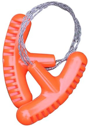 Generic Sierra de cable y alambre: herramienta de corte de emergencia duradera, sierra de cuerda de acero