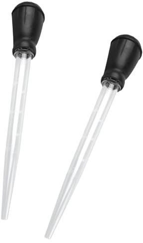2 PCS Turkey Baster,Baster,Baster for Cooking,Baster Syringe,Meat Baster,Turkey Baster Large,Turkey Baster for Aquarium,Food Syringe, Measuring Lines Basting Syringe Injector Needle for Cooking
