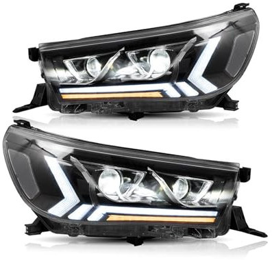 Für Toyota Für Hilux Für Revo 2021 Drl Blinker Volle Front Scheinwerfer Auto Scheinwerfer Montage Scheinwerfer Baugruppen