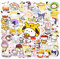 60Stück San-ri Stickers, Wasserdichte Anime Aufkleber für Skateboard, Cartoon Sticker Vinyl Stickers für Kinder Teenager Erwachsene Jungen Laptop Guitar Fotoalbum Auto Motorräder Fahrrad