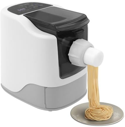 WEIGR Elektrische Nudelmaschine 260W - Pastamaker Multifunktionale Pastamaschine mit 13 Formscheiben, für Spaghetti, Fettuccine, Ravioli und mehr, 500g Kapazität
