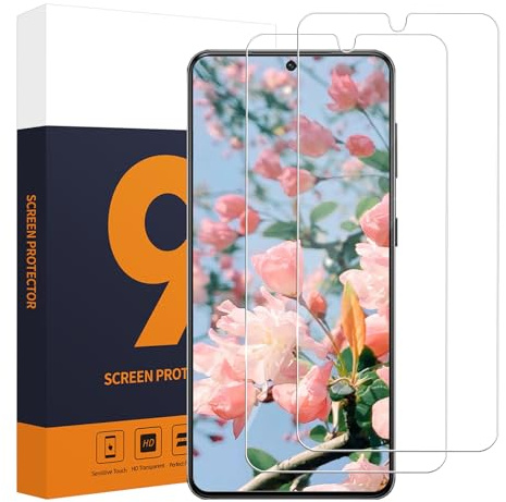Carantee 2 Stück für Panzerglas für Samsung Galaxy S22 5G Schutzfolie, 2.5D Hohe Auflösung Displayschutzfolie, Anti-Blasen Anti-Staub Passt Perfekt Samsung Galaxy S22 Panzerglasfolie Schutzglas