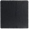 H&H Ardesia Set 6 Piatti Quadrati, Nero, 25x25x0.5 cm