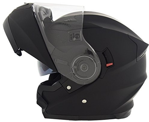 CRUIZER Helm Modular Motorrad zugelassen ece-22 – 05, schwarz matt, Größe L