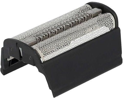 vhbw Doppelscherfolie kompatibel mit Braun Flex Integral 6515, 6518, 6520, 6522, 6525, 6550 Elektrorasierer - Typ 31B + Rahmen, schwarz