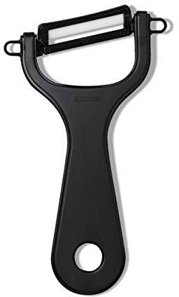 Keramikschäler mit Softtouch-Griff, Kunststoff/Keramik, Klingenlänge: 4 cm