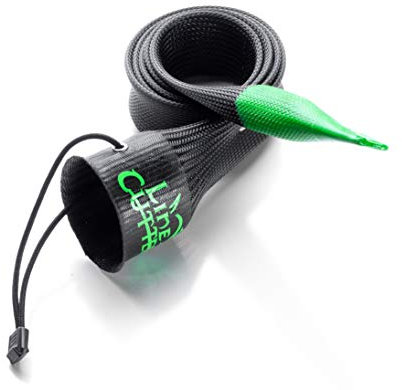 Line Cutterz Edition TRC Spinnrutenschutz mit Spulenriemen und Schaumstoffspitze, verhindert das Verheddern der Schnüre – 2er-Pack – Größe L