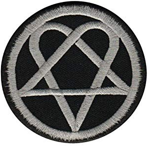 SigitasTrading Him Logo Aufnäher Besticktes Patch zum Aufbügeln Applique