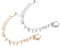 Happyyami 2 Stücke Nasenringe Gefälschte Septum Ring Nicht Piercing mit Kette Nase zu Ohr Kette Ohrstecker Piercing Partei Körperschmuck für Frauen Damen Mädchen (Goldene Silber)