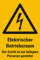 MBS-SIGNS® Aufkleber Warnschild 'Elektrischer Betriebsraum Der Zutritt ist nur befugten Personen gestattet' | 20 x 30 cm Gelb, Kunststoff, Made in Germany