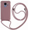 MEVIS Schutzhülle kompatibel mit Samsung Galaxy S9 Plus. Kette für Hülle, Handy-Ketten, schmal, stoßfest, verstellbar, Etui mit Handgelenkriemen, Lotusfarben