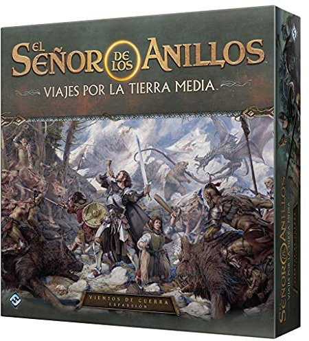 Fantasy Flight Games | Viajes por la Tierra Media: Vientos de guerra | Expansión | Juego de Mesa Cooperativo de Aventuras | A Partir de 14 Años | De 1 a 5 Jugadores | 60 Minutos por Partida | Español