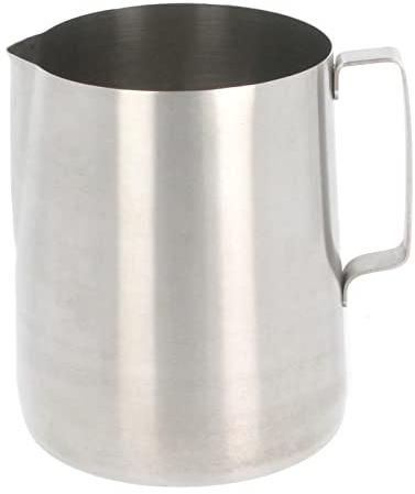Milk Frother Jug Stainless Steel Milk Frothing Jug Milk Pitcher Milk Cup Steaming Pitcher for Coffee Machine Making Latte Art Barista Coffee Cappuccino Espresso (40oz / 1180ml)