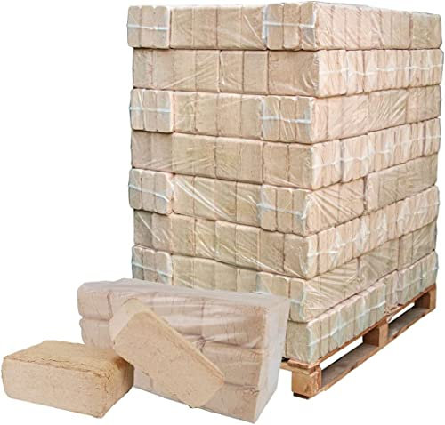 Briketts aus Birke in 10kg Säcken Holzbriketts Kamin Ofen Brenn Holz Grill Brikett Birkenholz (Birke, 950kg / 95 Säcke / 1 Palette)