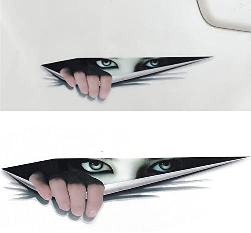 Autokörperaufkleber 3D -Augen Späht Aufkleber Personalisierte Autokaufkleber Aufkleber Auto -LKW -Dekoration