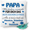 Papa Kissen personalisiert mit Namen, Geburtstags Geschenk, bedrucktes Kissen Beste Mutter der Welt | Kuschel Dekokissen, Zierkissen 40X40| Kissenbezug mit Füllung (mit Kissenfüllung)