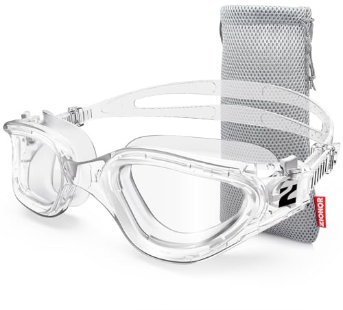 ZIONOR Swim Goggles, G1 SE Swimming Goggles Anti-Fog for Adult Men Women