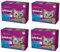 Whiskas Adult 1+ Katzennassfutter Fisch Auswahl in Gelee, 4x12x85g (48 Portionsbeuteln) – Hochwertiges Nassfutter für ausgewachsene Katzen