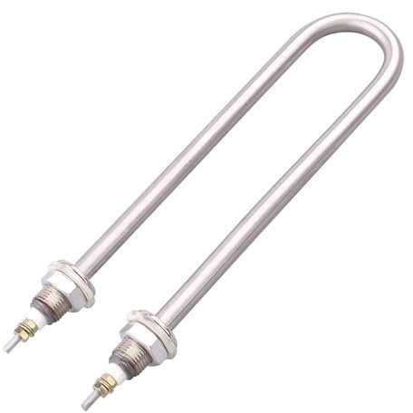 Élément chauffant pour l'eau Élément Chauffant En Forme De U, Thermoplongeur Électrique Tubulaire, Tuyau Chauffant De Type U, Filetage 380v M16 M18 1kw/1,5 Kw/2kw/3kw/4kw Chauffage Efficace(M16,HOME U