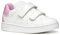 Geox B ECLYPER Girl A, Zapatillas Niñas, White/Pink, 27 EU